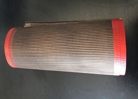 Bandes de conveyeur de téflon de la catégorie comestible 8*8mm pour la machine de presse de tortilla