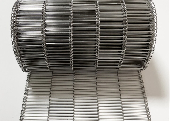 butées toriques de catégorie comestible de largeur de 600mm faisant le fil cuire au four plat Mesh Belt