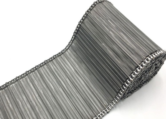 Biscuit tissé de 304 fils faisant Mesh Belt cuire au four en spirale