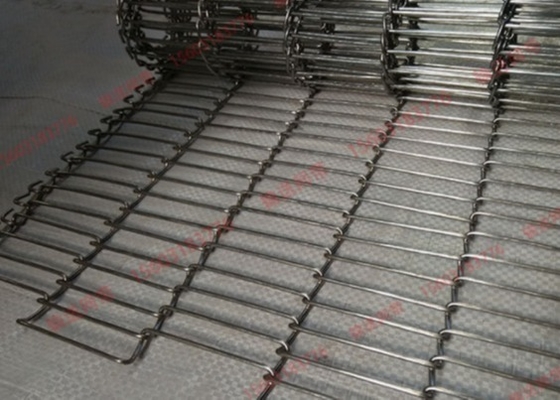 Boulangerie Flex Conveyor Belt plat de vis de l'acier inoxydable 316