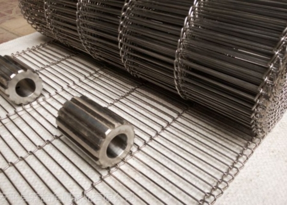 Odm fait sur commande professionnel Flex Wire Belt Food Grade plat 304 pour l'usine de chocolat