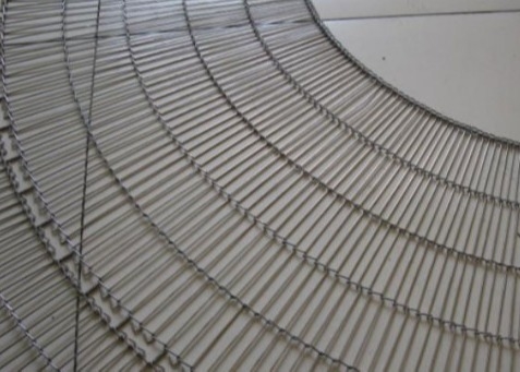 Le séchage intérieur 316l Mesh Flat Flex Conveyor Belt a adapté aux besoins du client