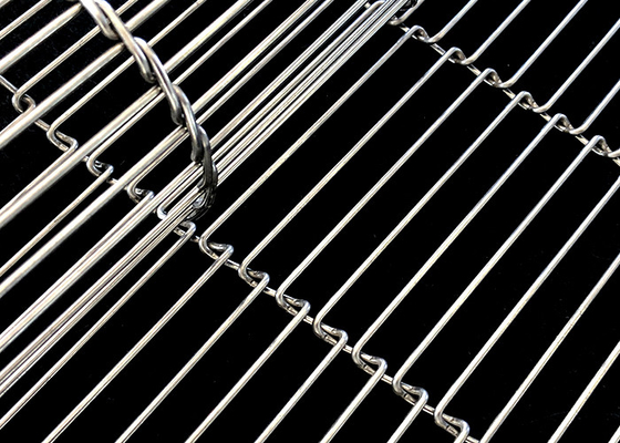 316l mécaniquement conduits solides solubles câblent Mesh Belt Cleaning Vegetable