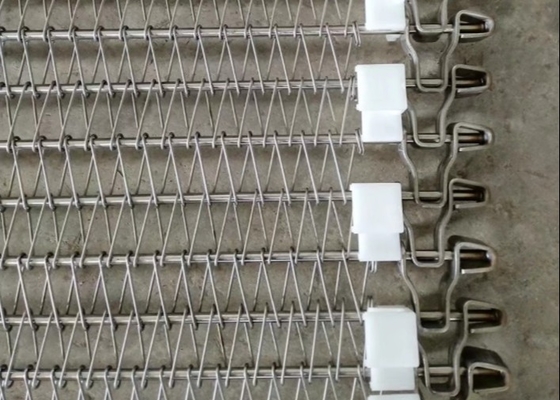 Fil Mesh Conveyor Belt de spirale de maillon de chaîne d'acier inoxydable