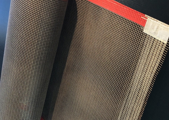 Bandes de conveyeur résistantes à la chaleur antiadhésives de téflon de tunnel de rétrécissement Ptfe Mesh Fiberglass