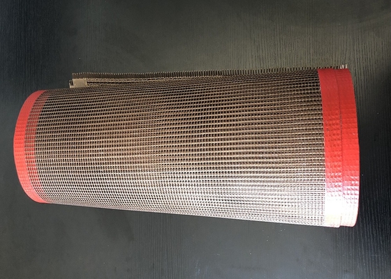 Bande de conveyeur enduite par PTFE chimique de fibre de verre de corrosion pour la machine UV impression