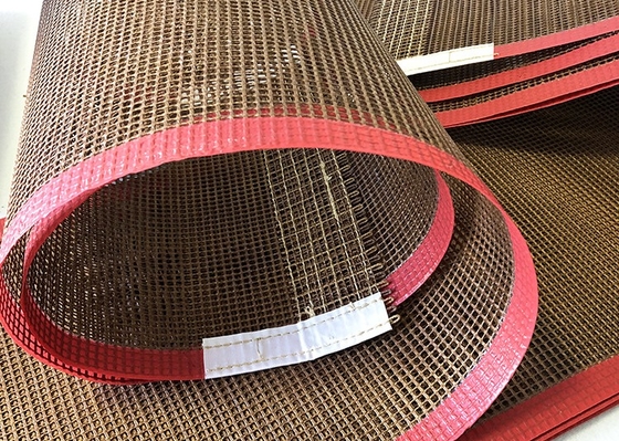8*8mm résistants à la chaleur collent non Ptfe Mesh Belt For Food Conveyor