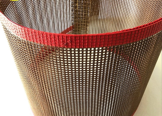 Bandes de conveyeur de la résistance chimique 6*6mm PTFE pour la machine d'impression de tissus