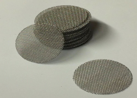 Rond fil Mesh Filter Disc Multiple Shapes de 10 microns pour le filtre
