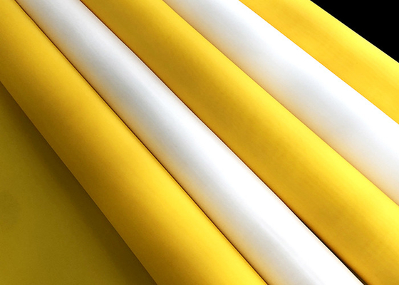 monofilament Mesh Screen de l'armure toile 140t couleur jaune blanche de largeur de 1,25 mètres