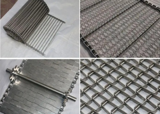 Bateau inoxydable de Mesh Conveyor Belt For Towing de la Grande Muraille 430 en métal
