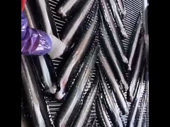 Bande transporteuse en acier inoxydable du four de traitement des fruits de mer 304