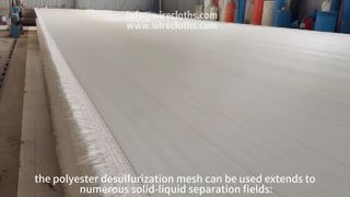 Atelier de maille de désulfuration de polyester